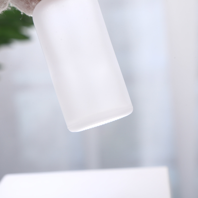 Custom logo 5ml 10ml 15ml 20ml 30ml 50ml 100ml frosted glass bottle with rose pink dropper cosmetic package container