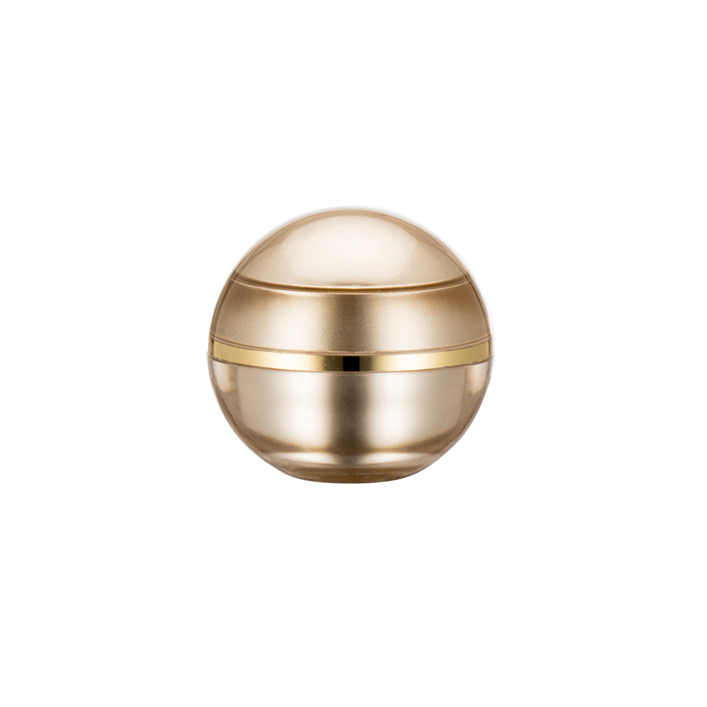 Custom logo Acrylic Jar Egg Round Shape Face Cream Jars Lip Balm Ball Container Acrylic Cream Container Jar 10g