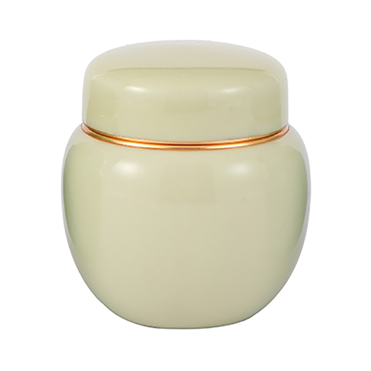 Custom logo Commercial cylinder color clay novelty food serving ceramic storage jars for home decoration