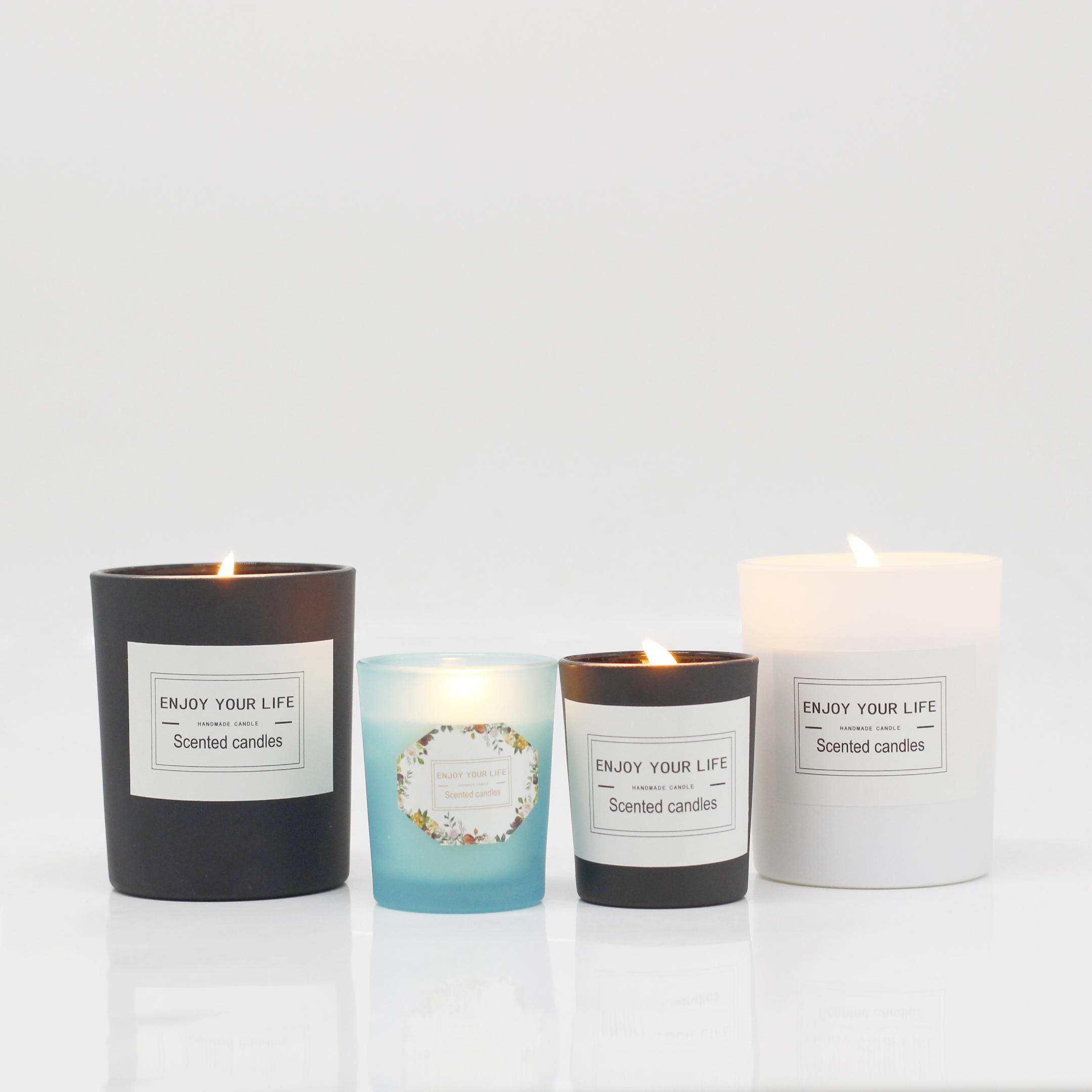 Custom logo accepted free sample candle jars empty candle jars Scented Candle