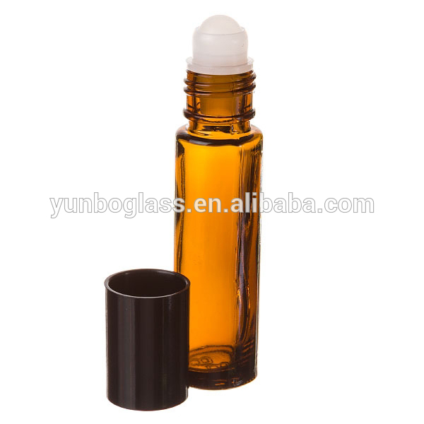 Custom logo color essential oil glass roll on bottles 10 ml