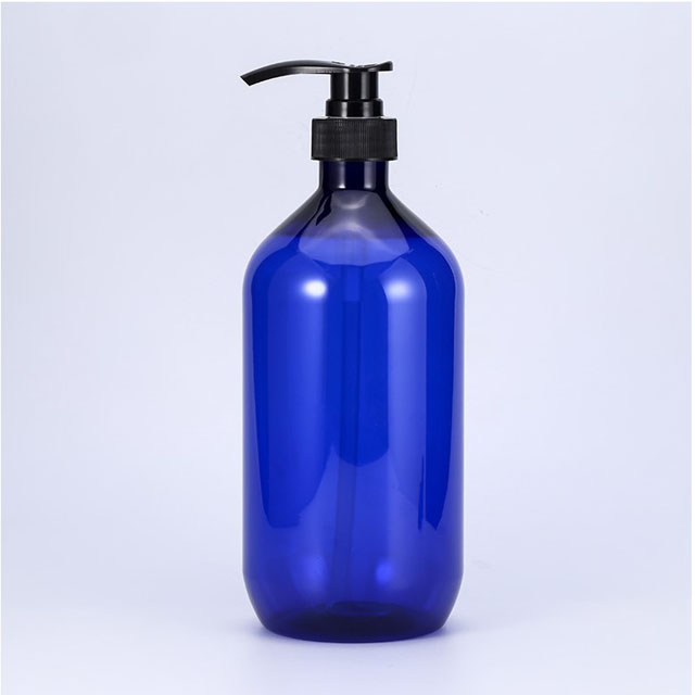 Custom logo empty pet plastic lotion bottle with pump in stock