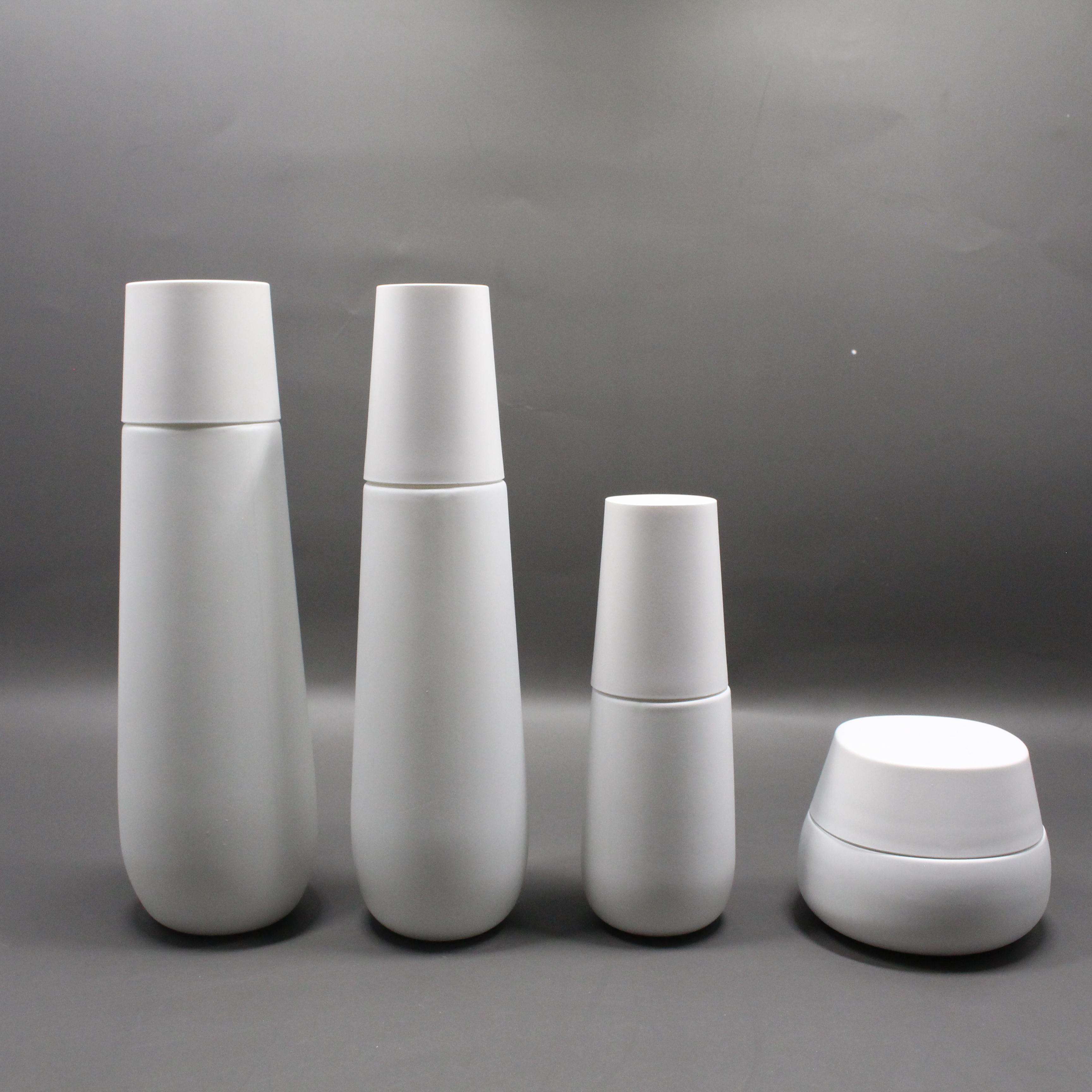 Custom logo glass white bottle face cream jar skincare luxury cosmetic packaging skin care packaging sets emballage cosmetic