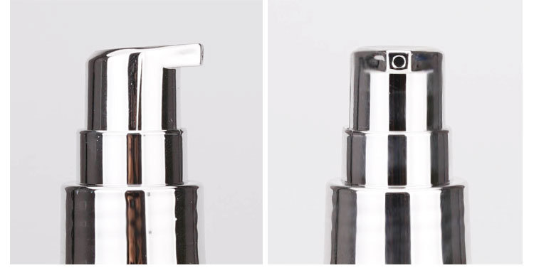 Custom logo luxury high quality glass pump bottle 30ml for cream toner cosmetic package small container in good price