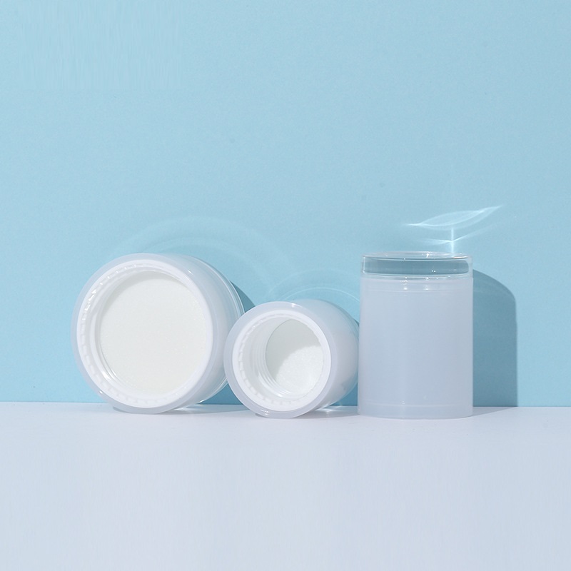 Custom logo luxury pink Cosmetic Gradient pink glass bottle and jar 30g 50g 40ml 100ml 120ml cosmetic package small container