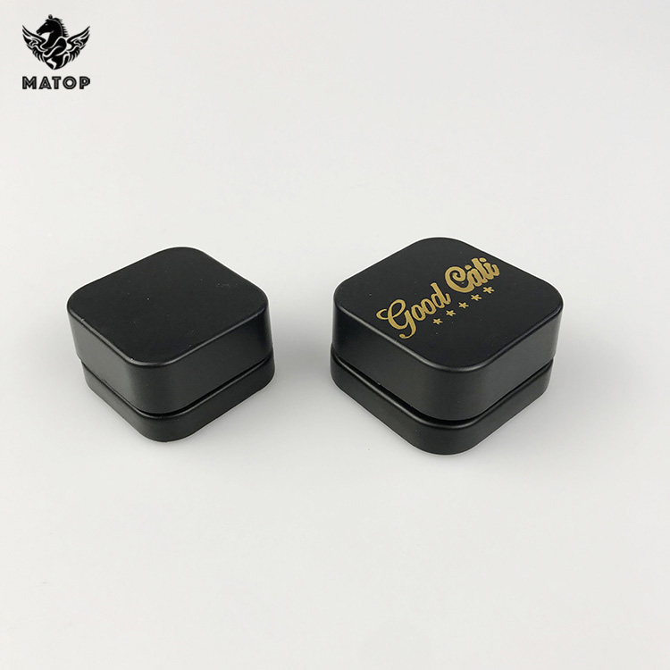 Custom logo printing 3 5 7 9 gram small storage glass weed concentrate jar