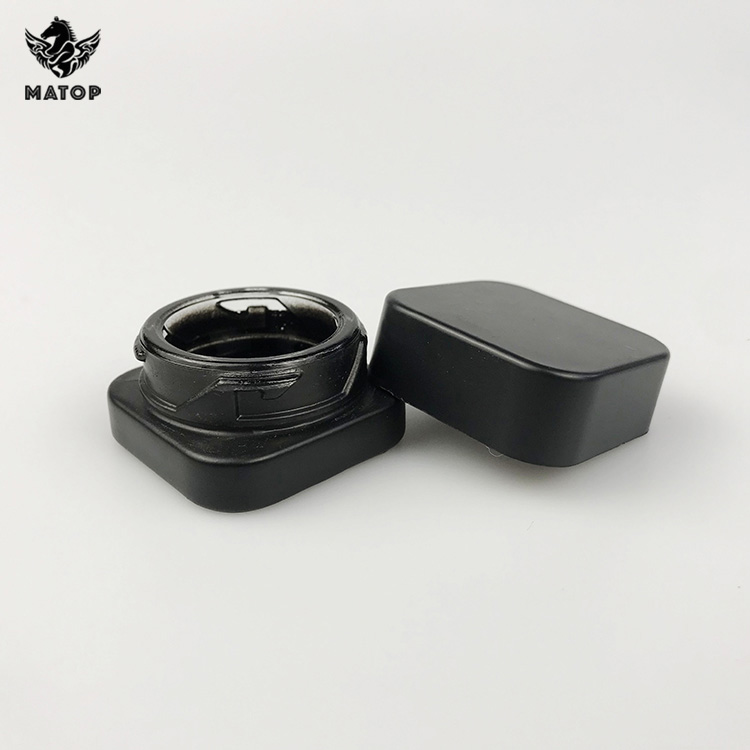 Custom logo printing uv glass 1 2 3 5 7 9 ml Wax oil concentrate containers