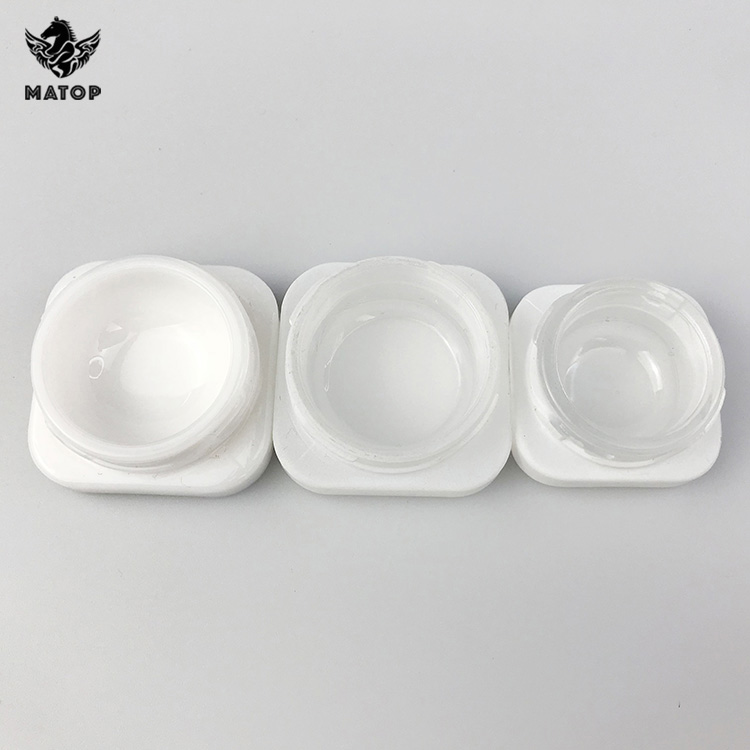 Custom logo printing uv glass 1 2 3 5 7 9 ml Wax oil concentrate containers