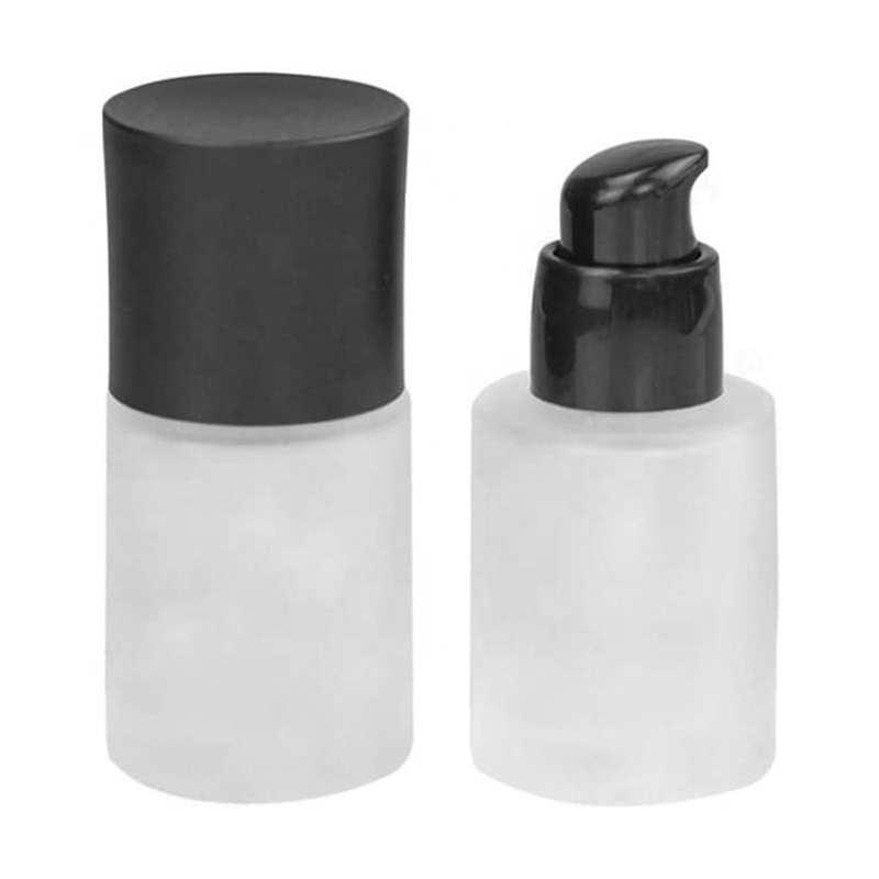 Custom logo skin care cosmetic liquid soap lotion cream Serum plastic glass Bottle