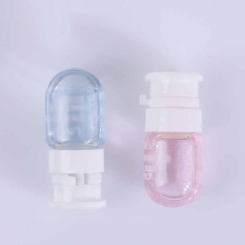 Custom logo small package glass Medical beauty bottle mini vial clear glass sample bottle for cosmetic facial essence oil