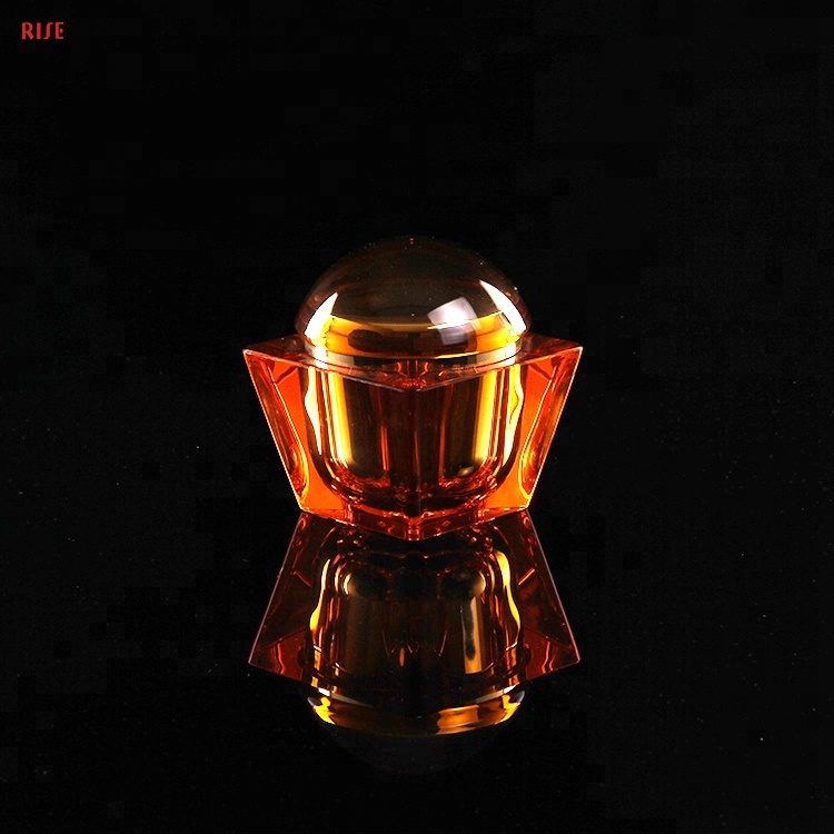 Custom luxury empty large 250g plastic acrylic cream jar container skincare cosmetic packaging