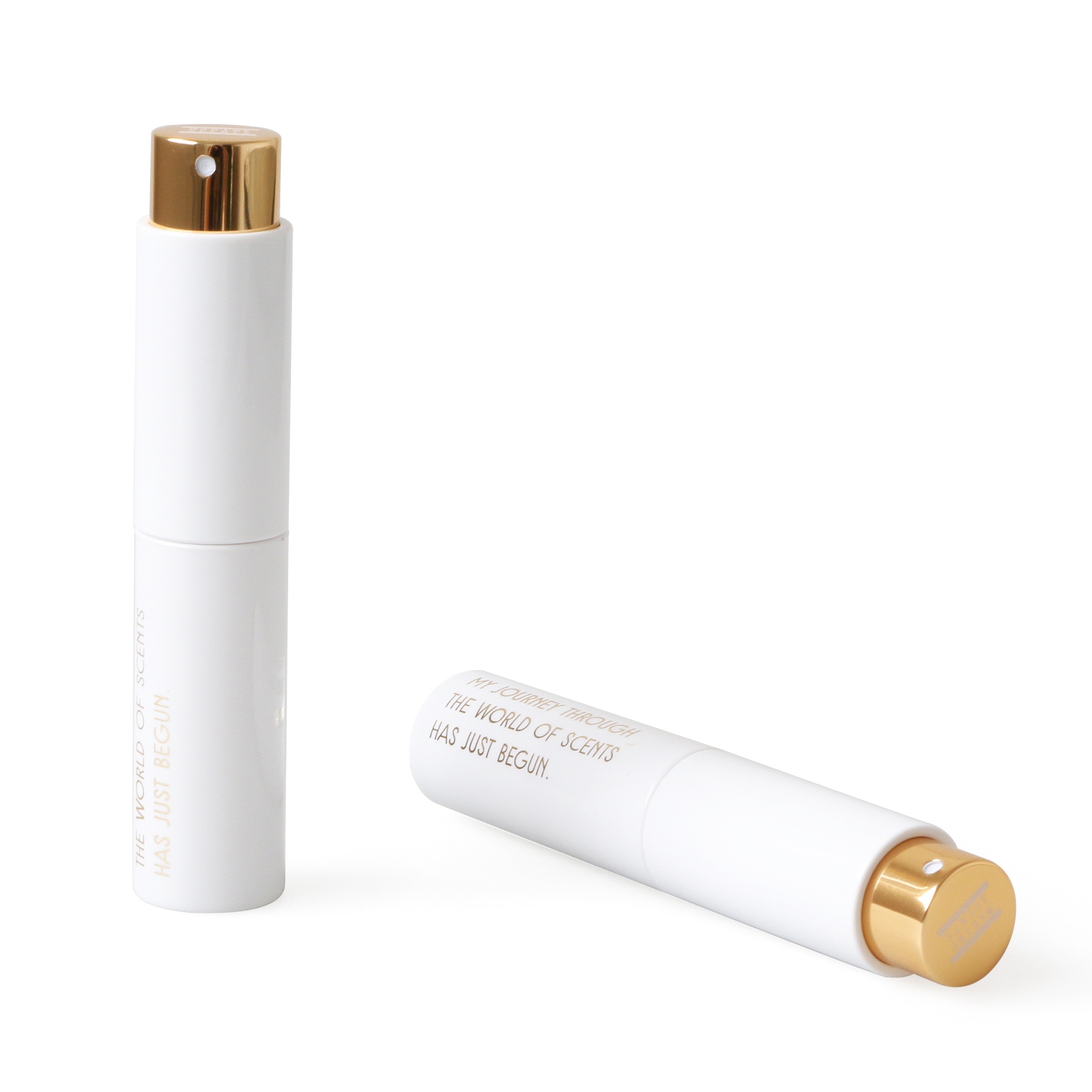 Custom luxury mini pocket size refillable twist perfume round atomizer travel spray bottle with gift box