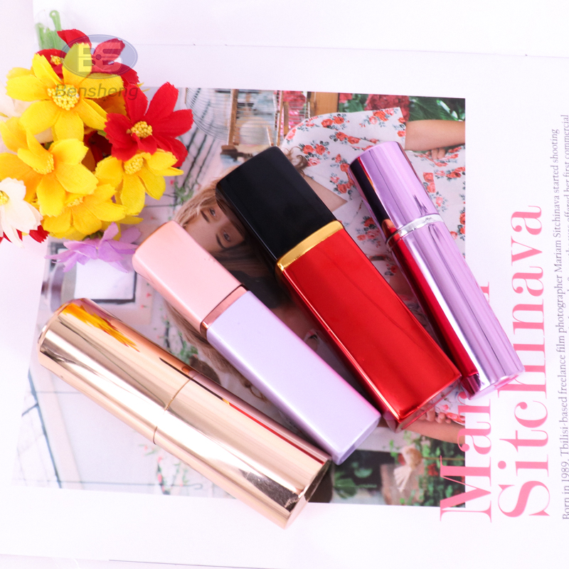Custom luxury mini pocket size refillable twist perfume round atomizer travel spray bottle with gift box