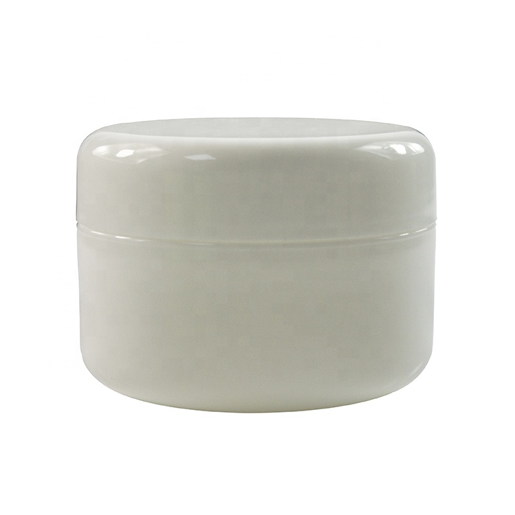 Custom luxury plastic container 10g 15g 30g 50g 100g 150g white green pink cosmetic jar for skin cream