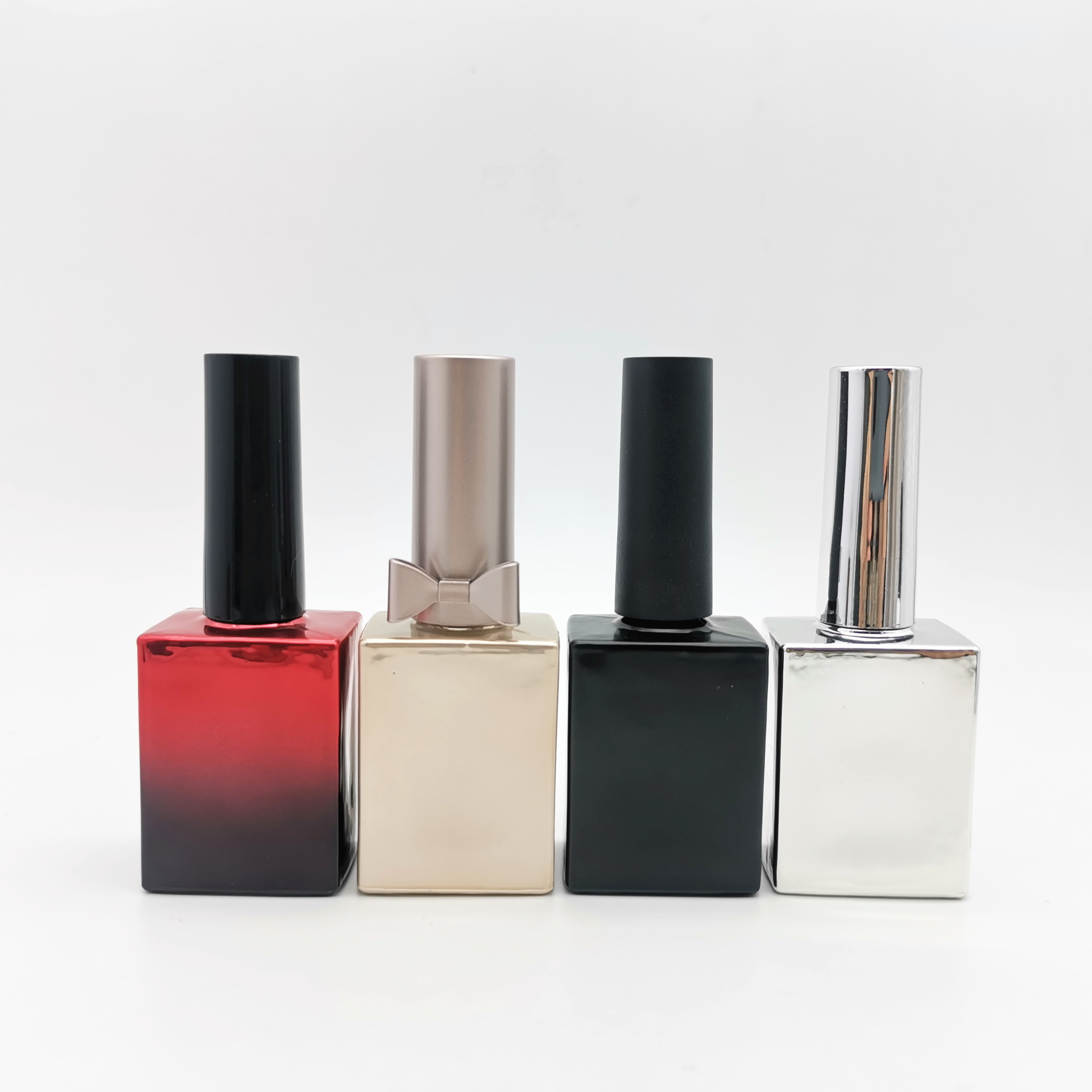 Custom made 15ml square nail polish bottle