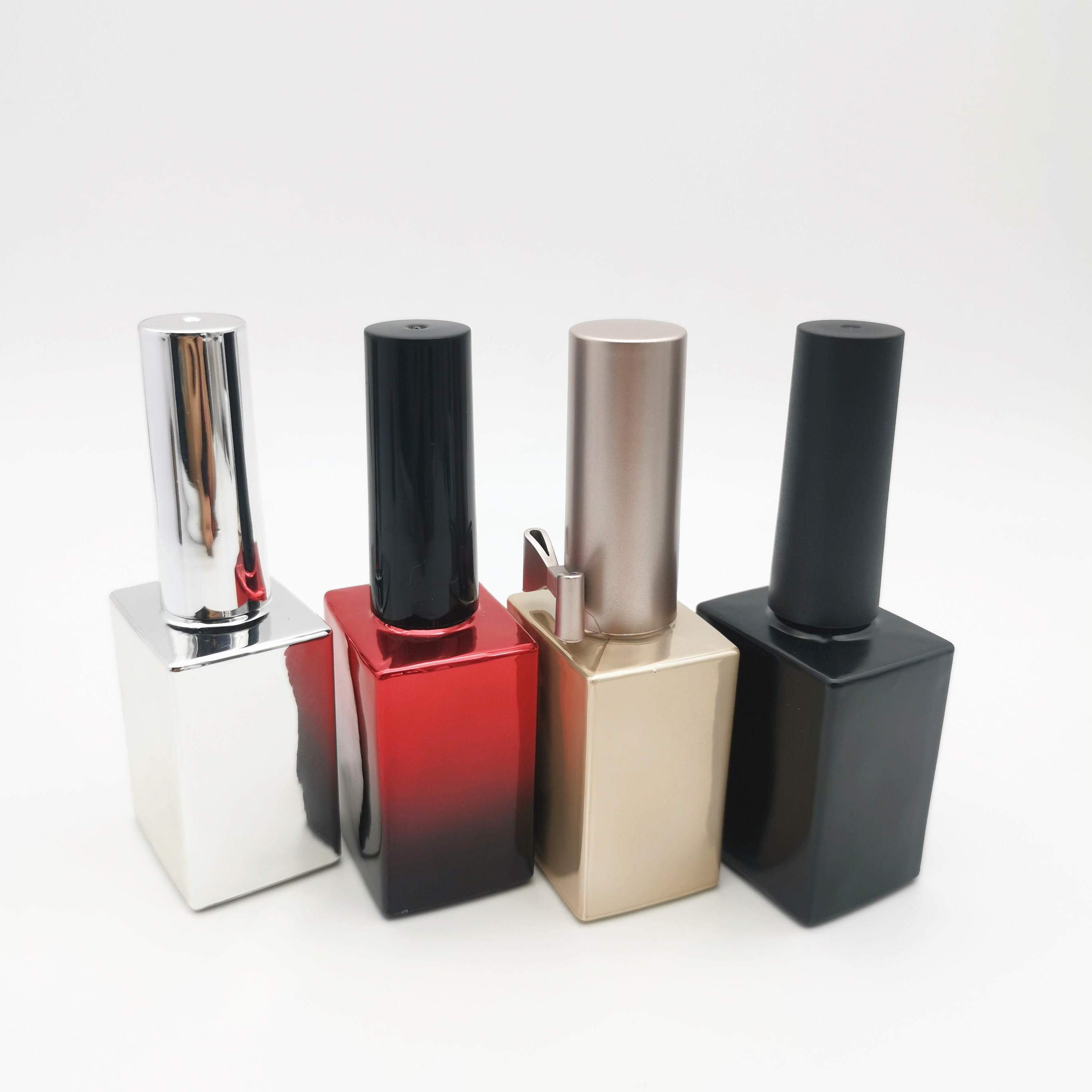 Custom made 15ml square nail polish bottle