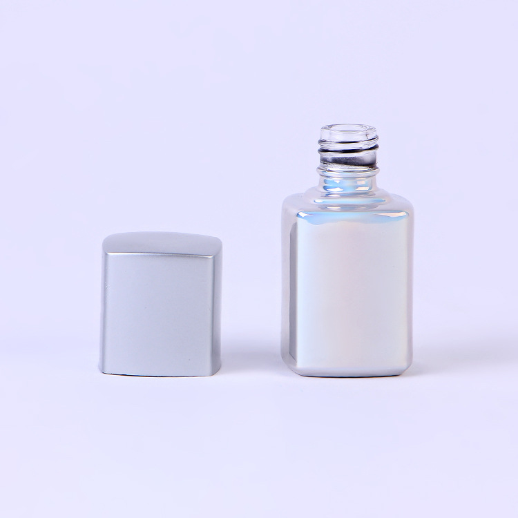 Custom made 8ml 10ml 15ml color empty cosmetic glass empty nail polish bottle