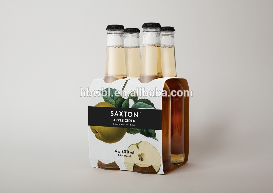 Custom-made Fashionable Fresh Easy Cider Sparkling Wine Beer Bottles and Packing in Glass