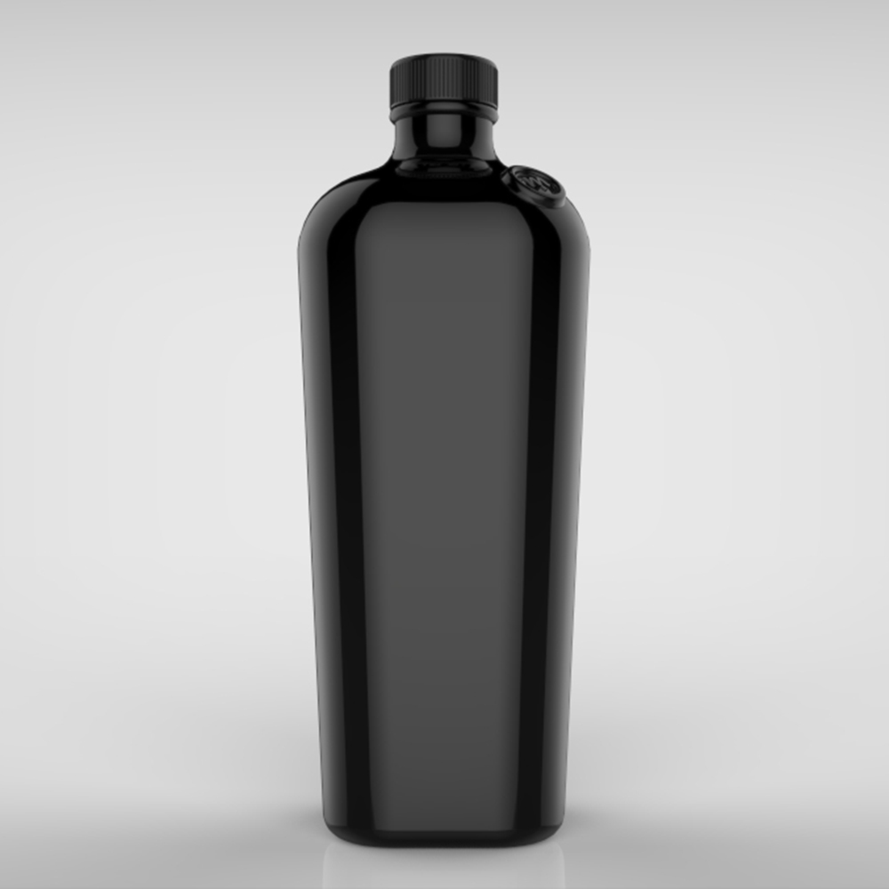 Custom made Glass Bottles for Gin 700mlFlint Whisky Vodka Kombucha Empty Bottle With Screw Cap 500ml 375ml OEM embossed logo