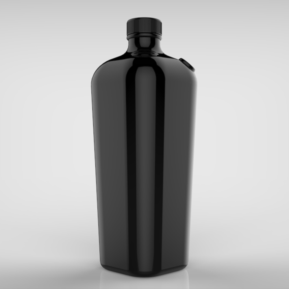 Custom made Glass Bottles for Gin 700mlFlint Whisky Vodka Kombucha Empty Bottle With Screw Cap 500ml 375ml OEM embossed logo