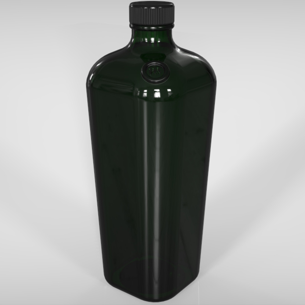 Custom made Glass Bottles for Gin 700mlFlint Whisky Vodka Kombucha Empty Bottle With Screw Cap 500ml 375ml OEM embossed logo