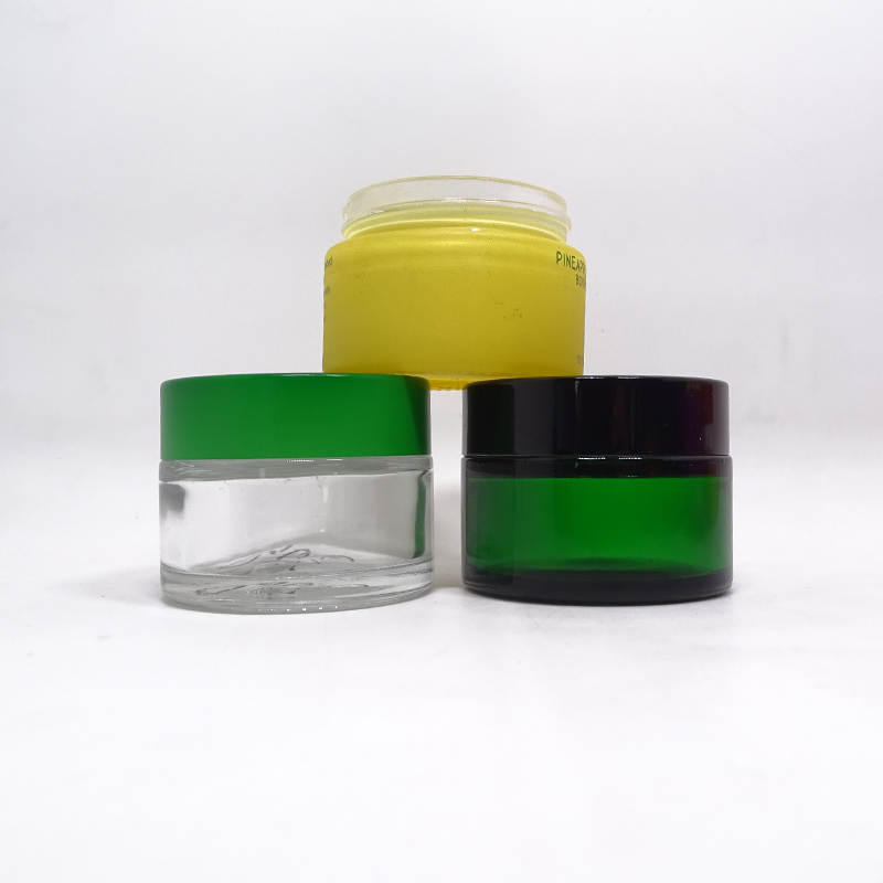 Custom made USA market 30g 50g 60g 130g child proof cap glass jar