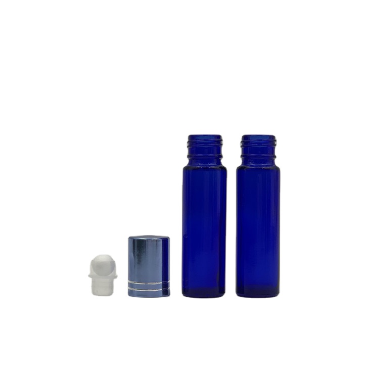 Custom made color roll on perfume bottle glass 10ml