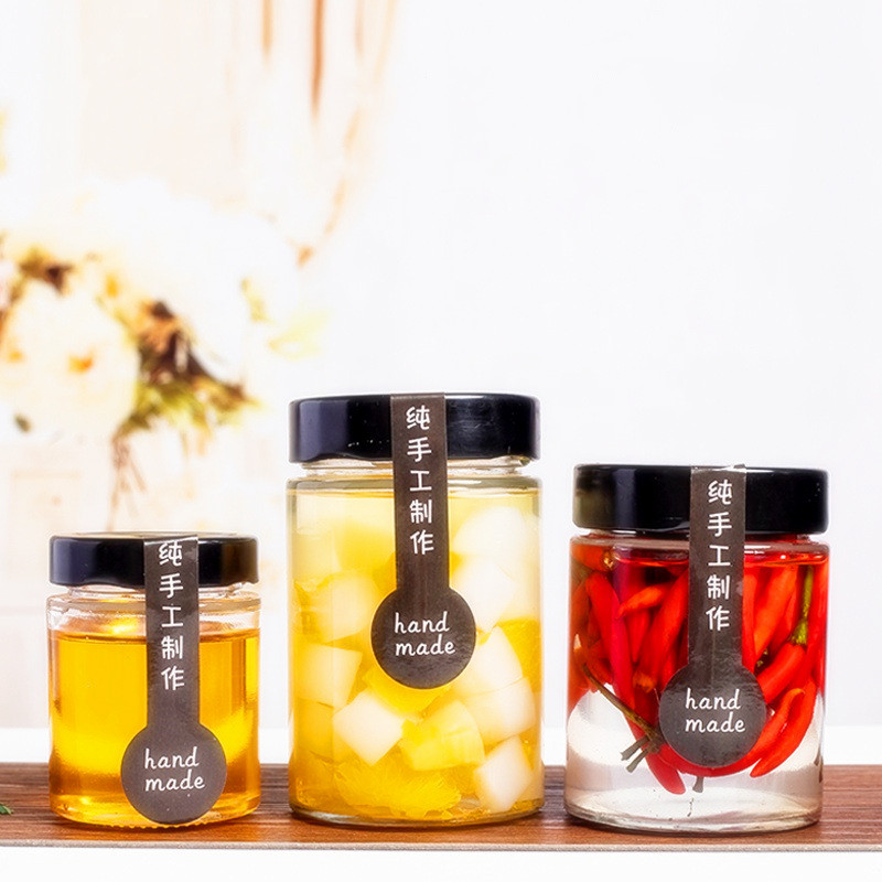 Custom made food spice storage jar canning jars storage honey container