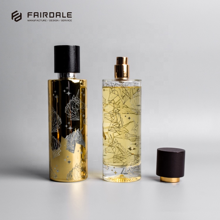 Custom made glass perfume bottles glass bottles for perfume 100ml empty glass bottle