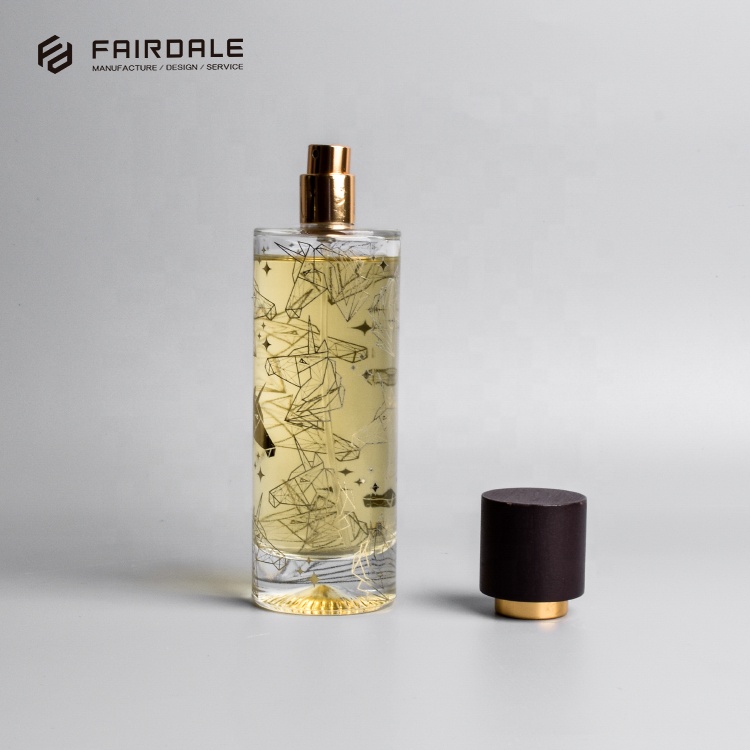 Custom made glass perfume bottles glass bottles for perfume 100ml empty glass bottle