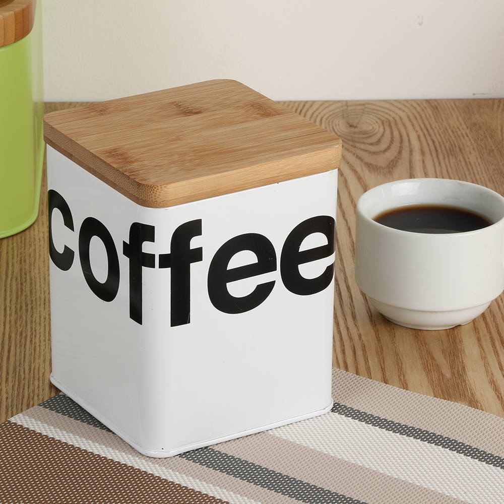 Custom made porcelain coffee tea container ceramic food storage tank