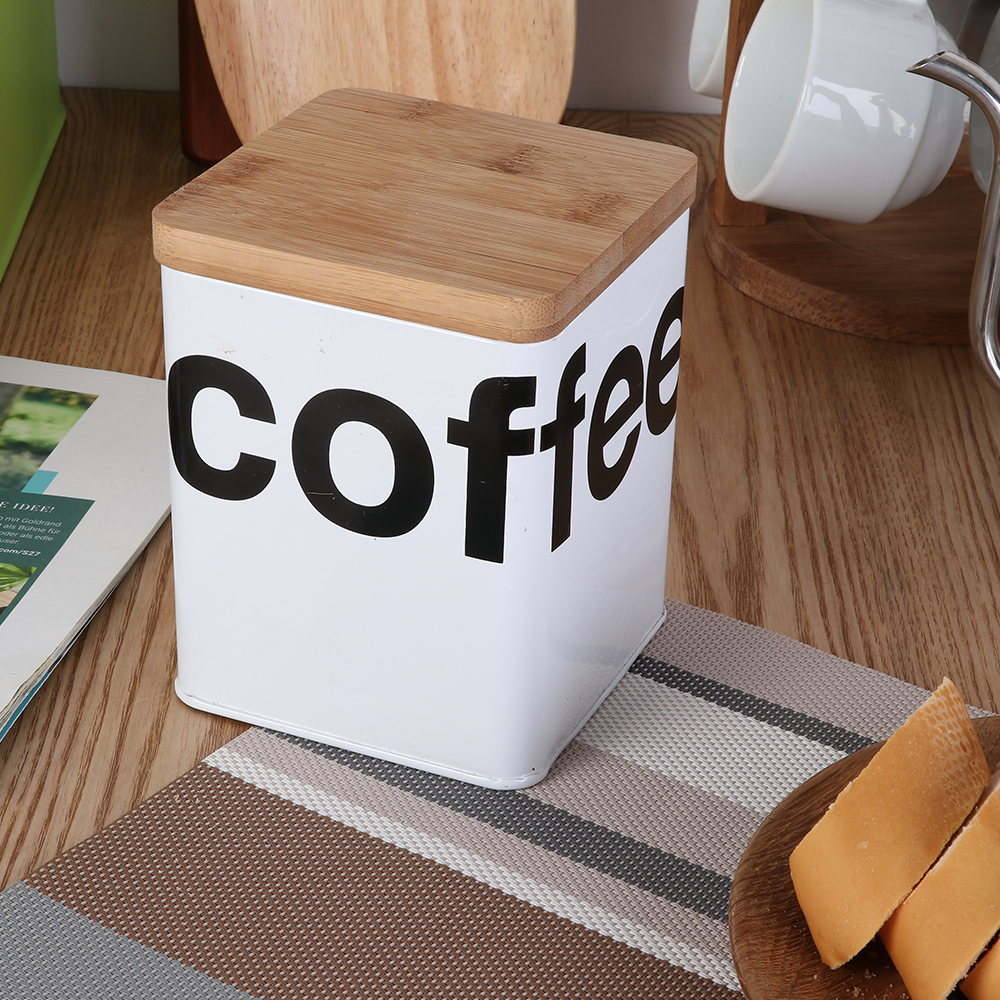Custom made porcelain coffee tea container ceramic food storage tank