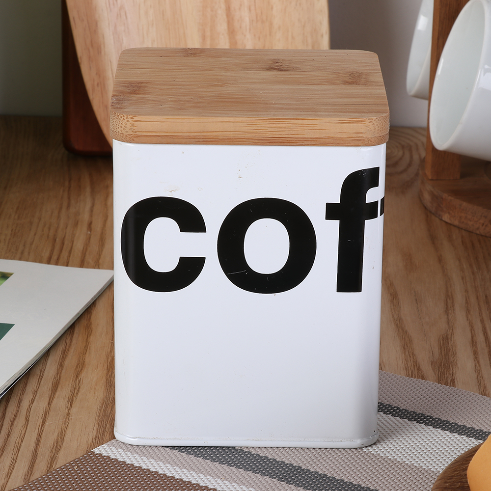 Custom made porcelain coffee tea container ceramic food storage tank