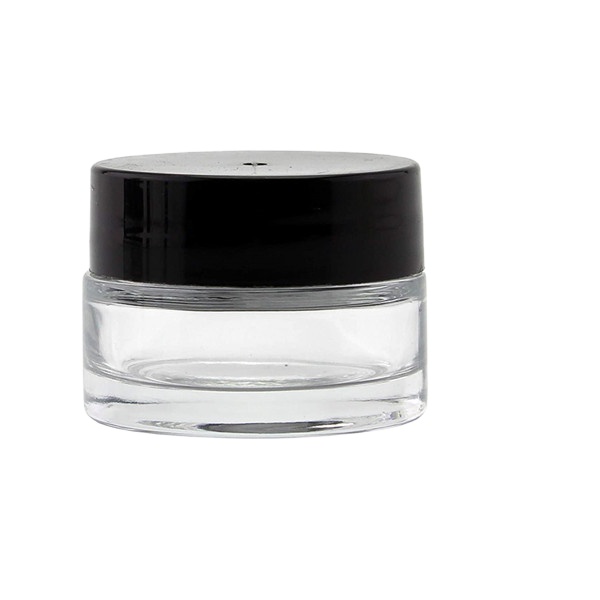 Custom mini 7g cosmetic container  jar  Glass Jar With Lid For Eye Cream