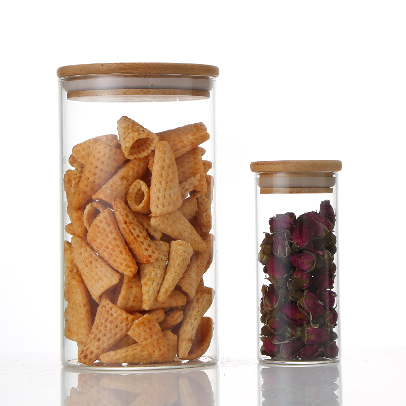 Custom multi - specification candy canister high borosilicate glass storage canister