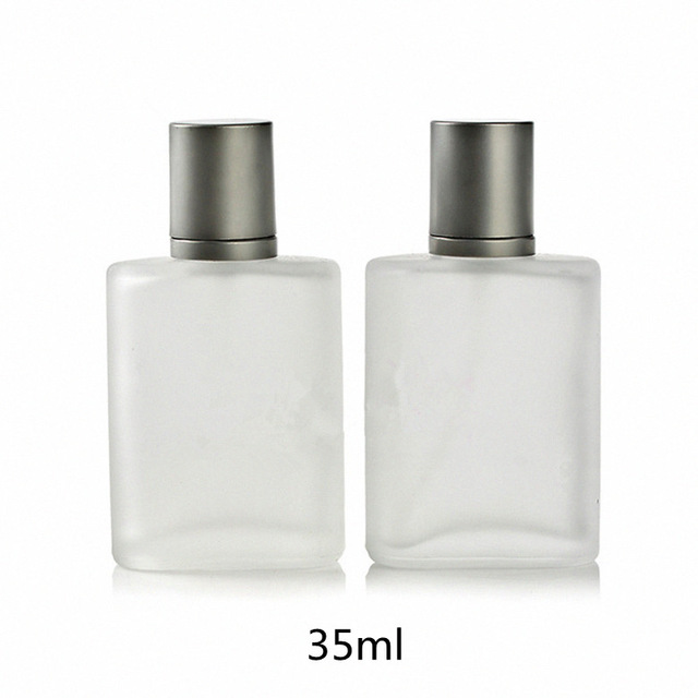 Custom new refillable skincare square perfume spray glass bottle package 30ml 50ml 100ml