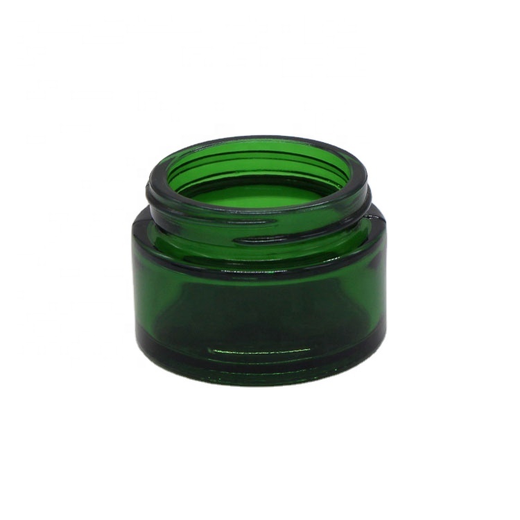 Custom ointment brown glass jars 20g/30g/50g amber glass cream cosmetic jar