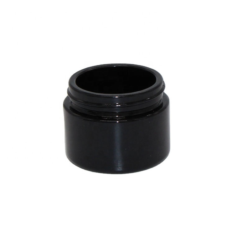 Custom ointment brown glass jars 20g/30g/50g amber glass cream cosmetic jar