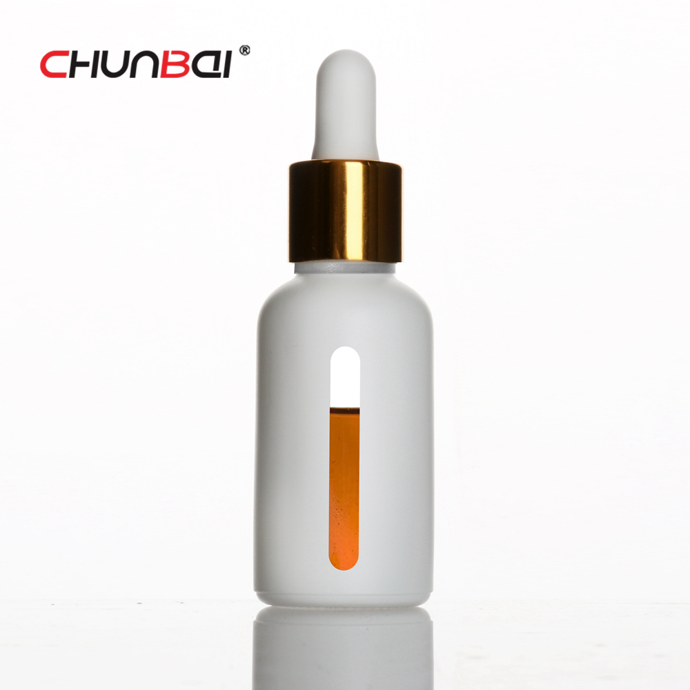 Custom opaque dropper bottle Frosted Glass Bottle 30ml Glass Tincture Bottle