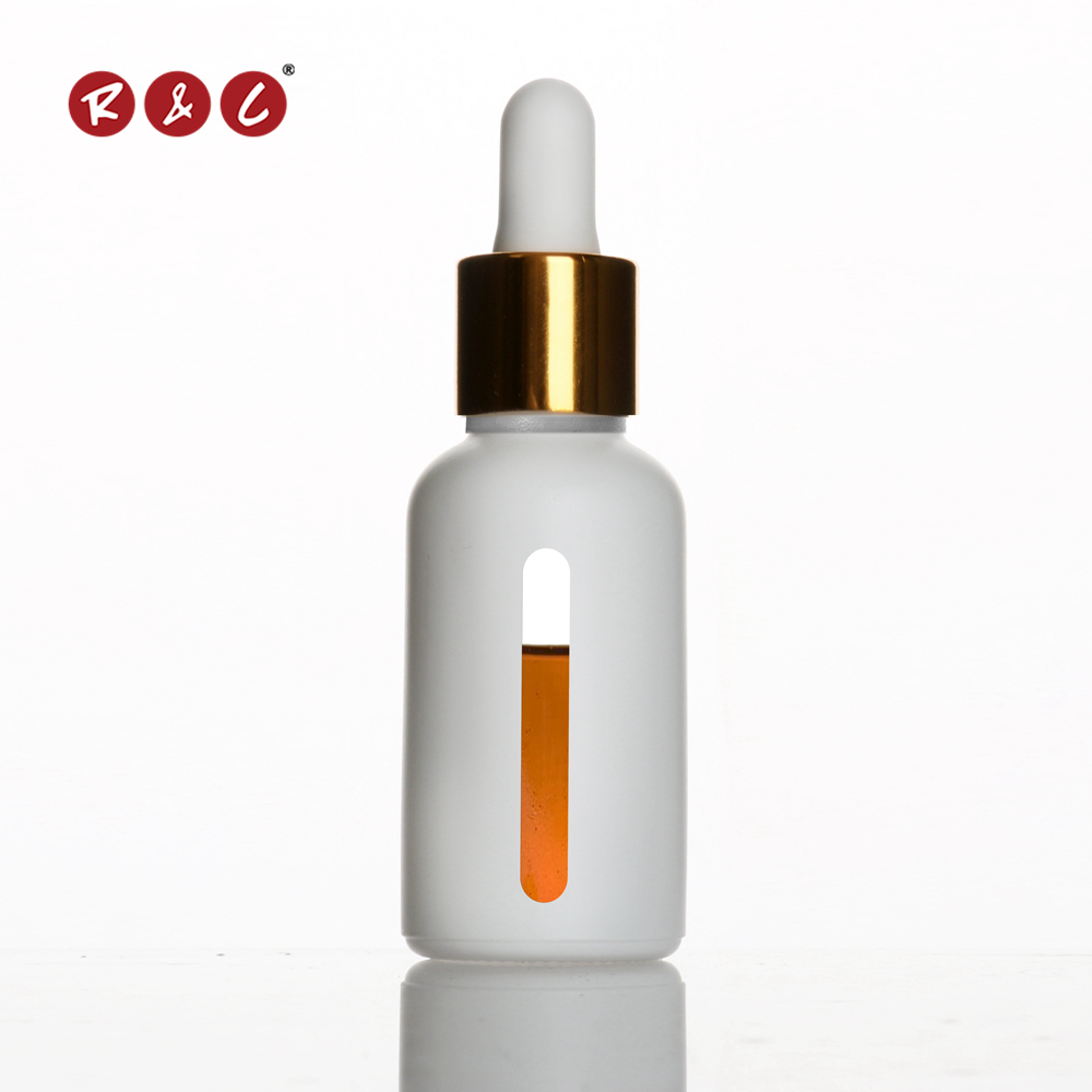 Custom opaque dropper bottle Frosted Glass Bottle 30ml Glass Tincture Bottle
