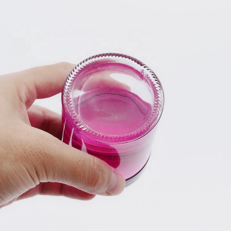 Custom packaging logo printed Eco-friendly 4oz 110ml clear empty customized Straight Sided Cosmetic Jars for cream Body Butter