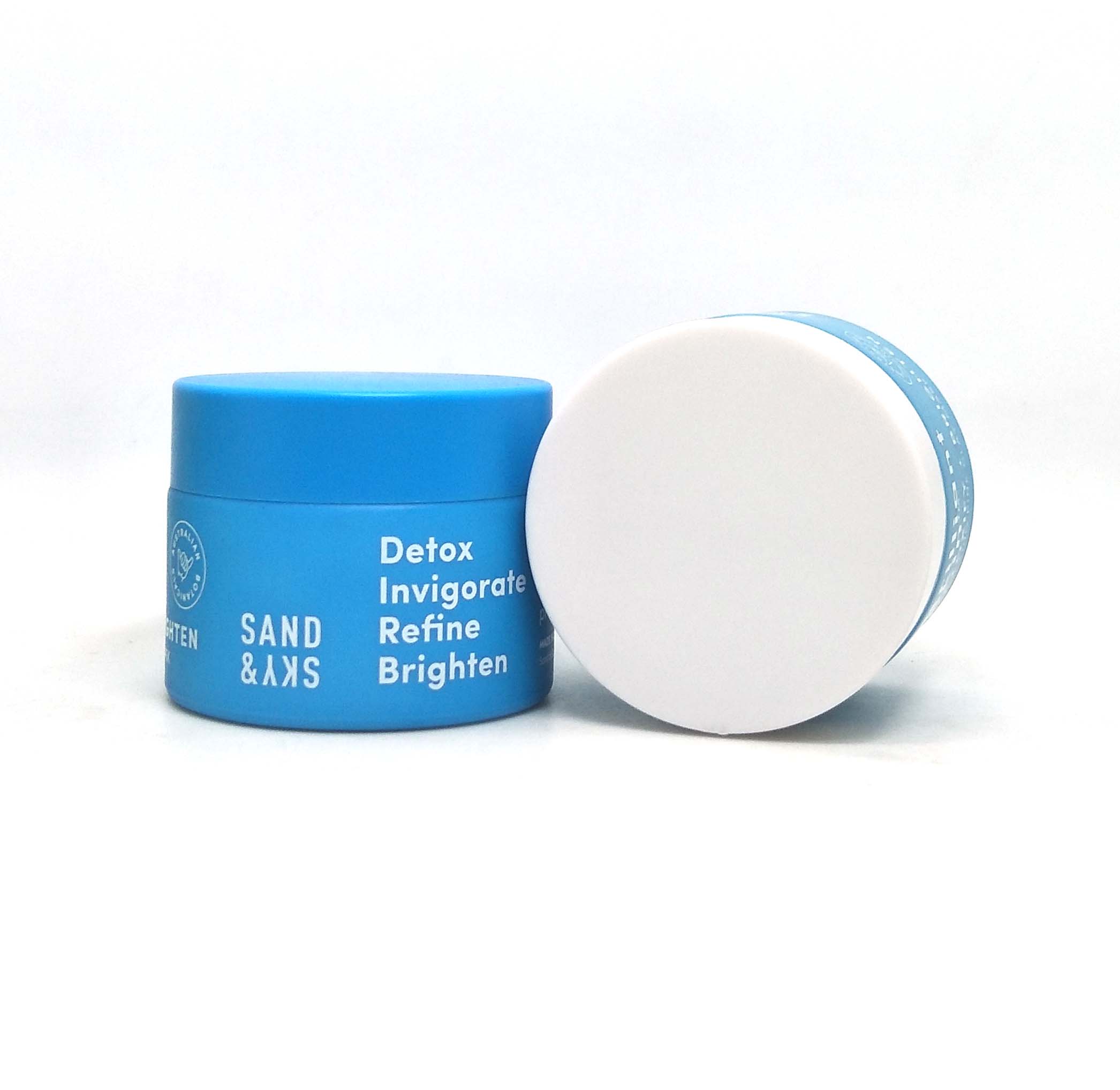 Custom painting matte blue ceramic glass jar 15ml 20ml 30ml 50ml 100ml opal white porcelain cosmetic cream jar with lid