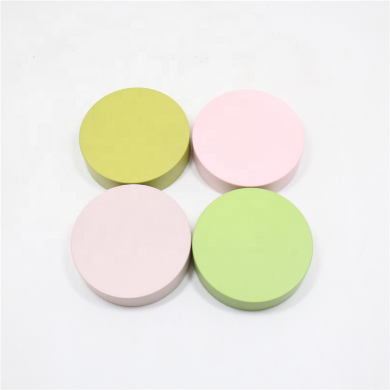 Custom painting matte green pink white opal ceramic cosmetic glass jars 50g