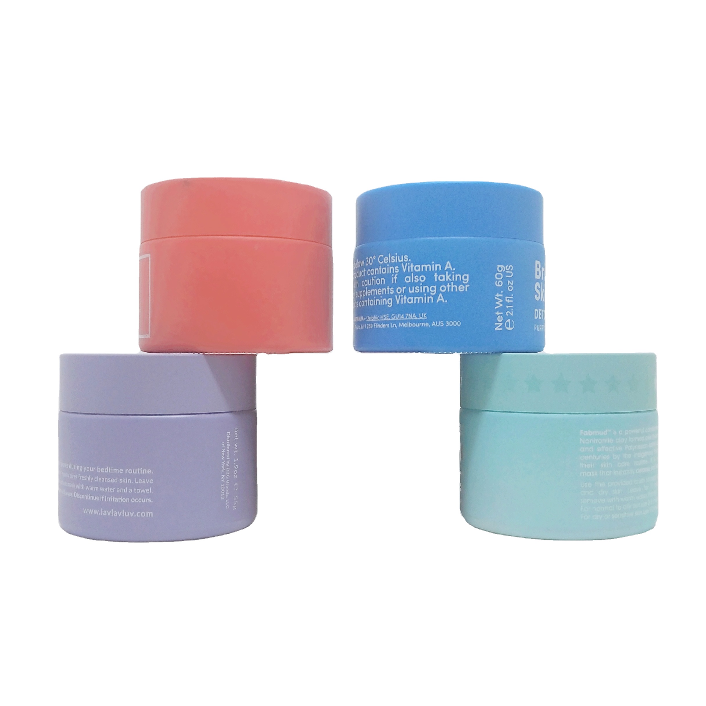 Custom painting matte pink ceramic glass jar 15ml 20ml 30ml 50ml 100ml opal white porcelain glass cosmetic cream jar with lid