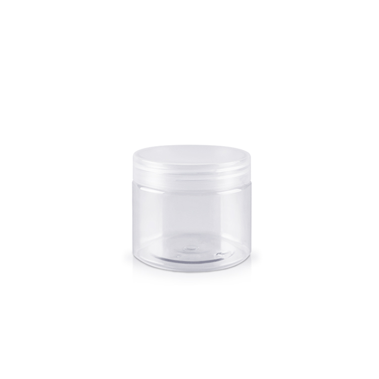 Custom plastic 250ml 350ml 500ml pet storage spice jar stock