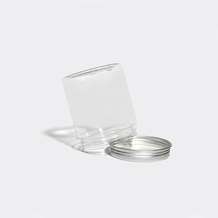 Custom plastic 250ml 350ml 500ml pet storage spice jar stock