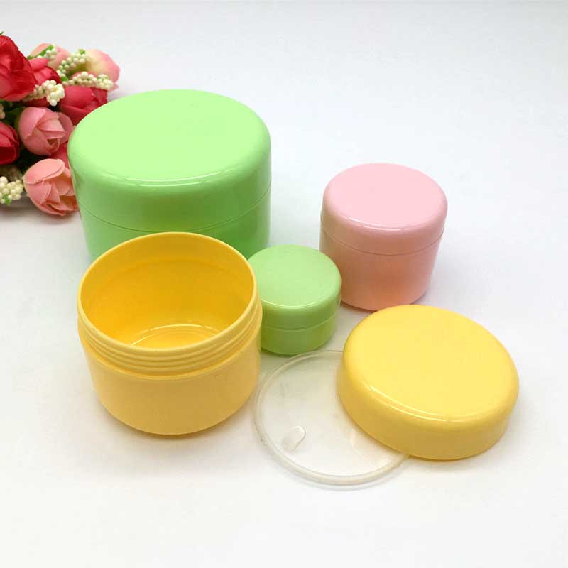 Custom print Face Cream Plastic jar 10G 20G 50G 100G Empty Pp Cream Jar With Lid