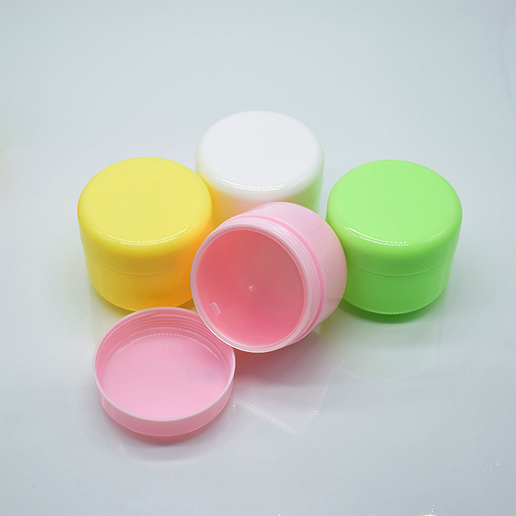 Custom print Face Cream Plastic jar 10G 20G 50G 100G Empty Pp Cream Jar With Lid