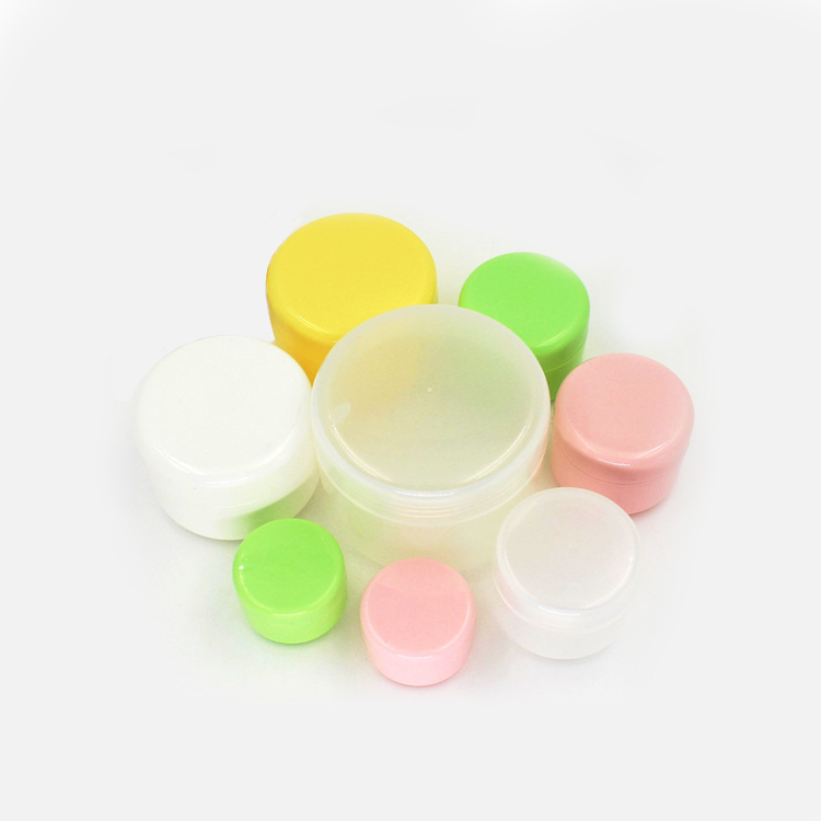 Custom print Face Cream Plastic jar 10G 20G 50G 100G Empty Pp Cream Jar With Lid