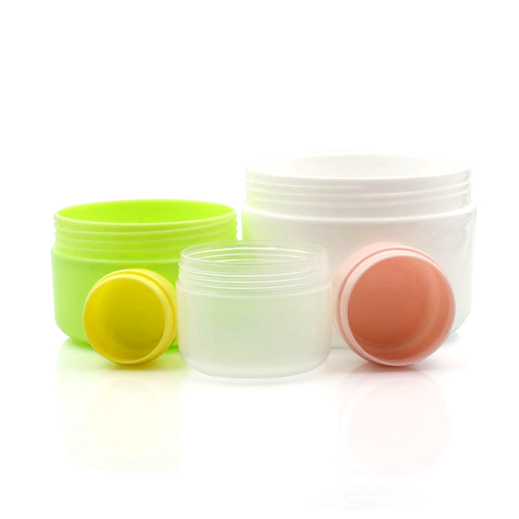 Custom print Face Cream Plastic jar 10G 20G 50G 100G Empty Pp Cream Jar With Lid